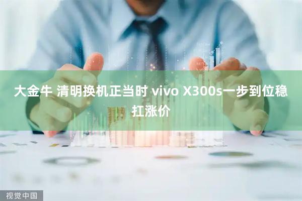大金牛 清明换机正当时 vivo X300s一步到位稳扛涨价